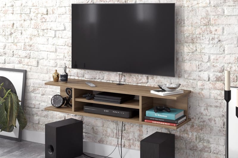 RAMSBYN TV-bänk 135 cm Brun - Möbler - Vardagsrum - Tv-möbler & mediamöbler - Tv-bänkar