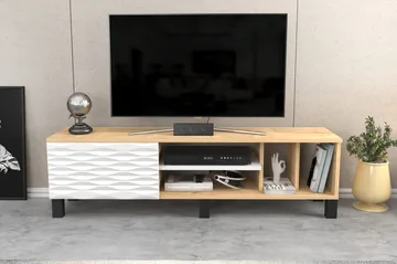Rinorea Tv-bänk 140x40,3 cm - Blå - Möbler - Vardagsrum - Tv-möbler & mediamöbler - Tv-bänkar