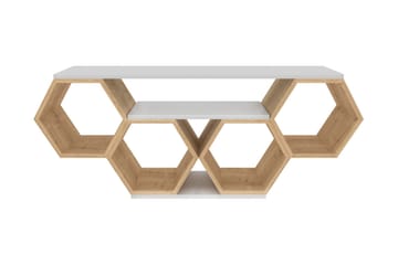 Rinorea Tv-bänk 140x55,5 cm - Vit - Möbler - Vardagsrum - Tv-möbler & mediamöbler - Tv-bänkar
