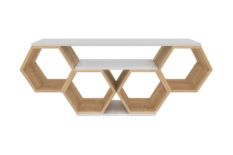 Rinorea Tv-bänk 140x55,5 cm - Vit - Möbler - Vardagsrum - Tv-möbler & mediamöbler - Tv-bänkar