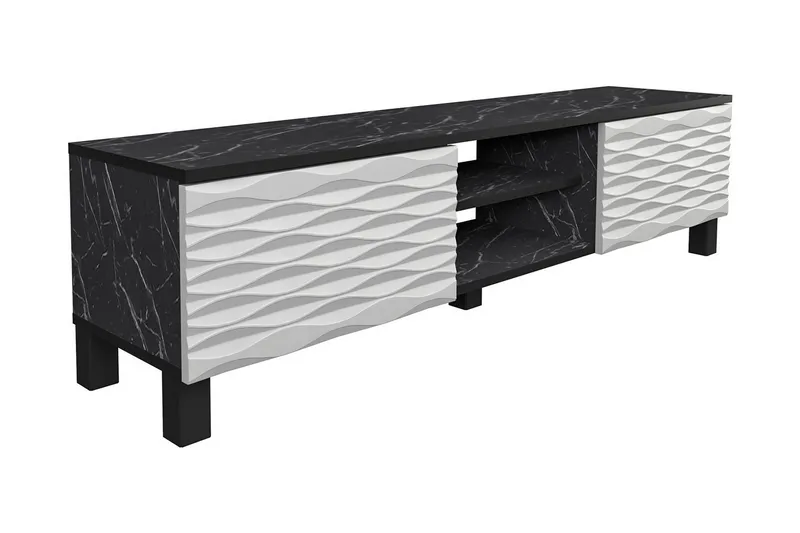 Rinorea Tv-bänk 150x40,3 cm, Svart