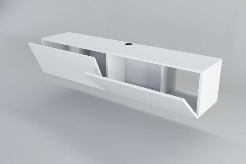 Rinorea Tv-bänk 159,7x34,1 cm - Vit - Möbler - Vardagsrum - Tv-möbler & mediamöbler - Tv-bänkar