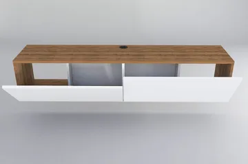 Rinorea Tv-bänk 159,7x34,1 cm - Vit - Möbler - Vardagsrum - Tv-möbler & mediamöbler - Tv-bänkar