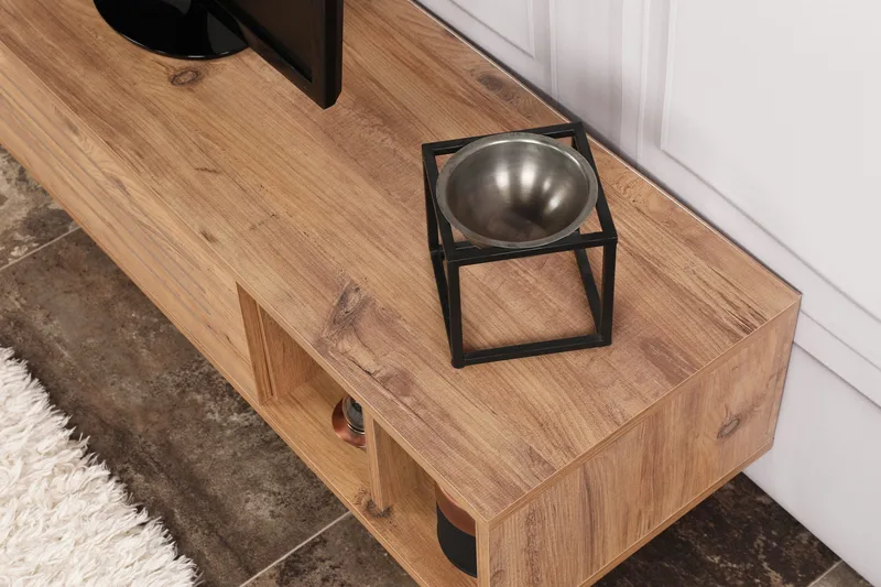 Rinorea Tv-bänk 160x35 cm - Grön - Möbler - Vardagsrum - Tv-möbler & mediamöbler - Tv-bänkar