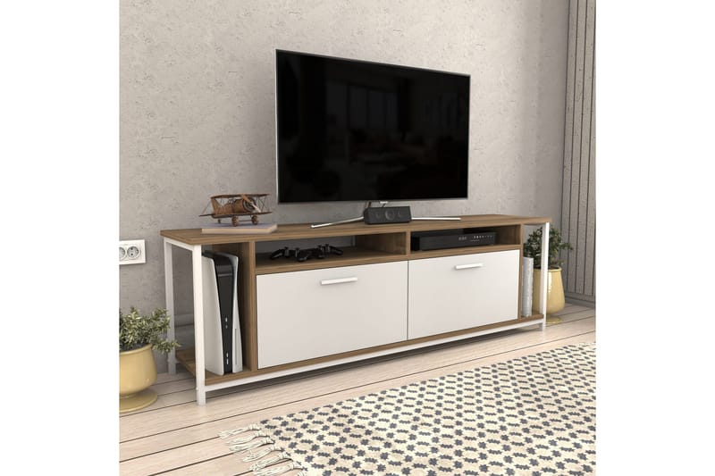 Rinorea Tv-bänk 160x50,8 cm - Vit - Möbler - Vardagsrum - Tv-möbler & mediamöbler - Tv-bänkar