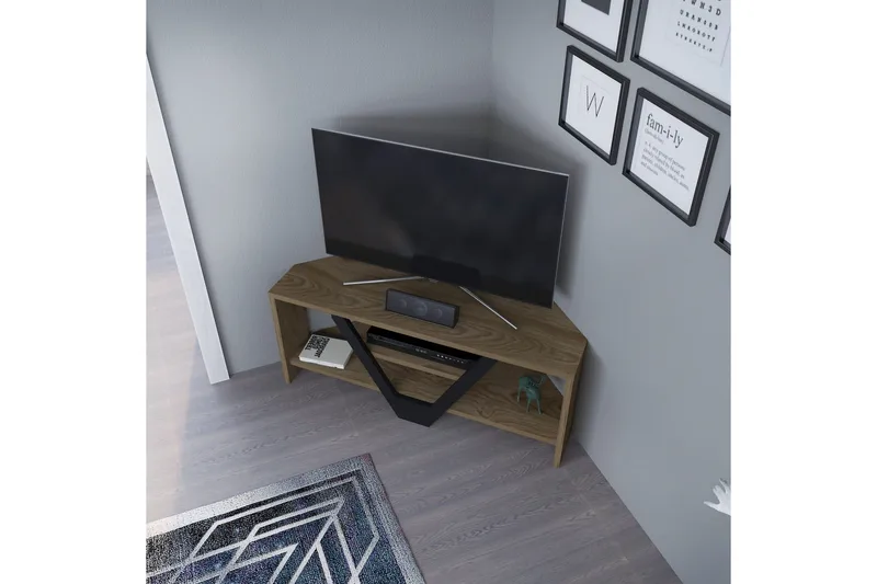 Rinorea Tv-bänk 90x36,8 cm - Brun - Möbler - Vardagsrum - Tv-möbler & mediamöbler - Tv-bänkar