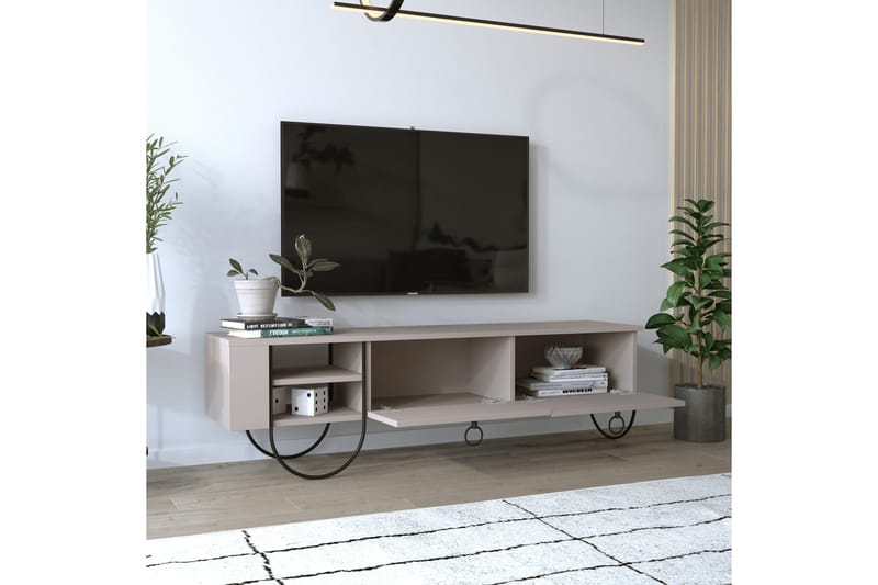 Riskalen TV-bänk 150 cm - Grå - Möbler - Vardagsrum - Tv-möbler & mediamöbler - Tv-bänkar
