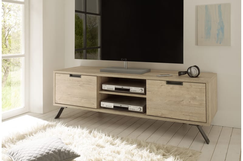 ROBIN TV-bänk 156 cm Sherwood Ek - Tv-bänkar