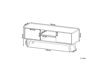 Rochester Tv-Bänk 40x142 cm - Trä/Natur - Möbler - Vardagsrum - Tv-möbler & mediamöbler - Tv-bänkar