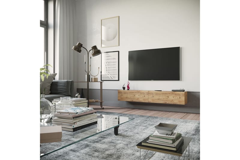 ROLAN Tv-bänk 180 cm Natur - Möbler - Vardagsrum - Tv-möbler & mediamöbler - Tv-bänkar
