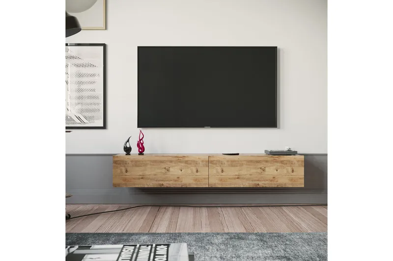 ROLAN Tv-bänk 180 cm Natur - Möbler - Vardagsrum - Tv-möbler & mediamöbler - Tv-bänkar