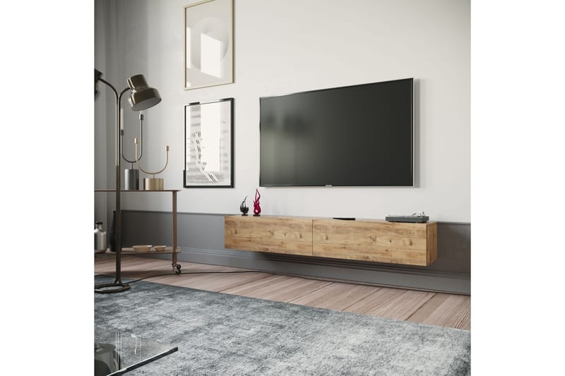 ROLAN Tv-bänk 180 cm Natur - Möbler - Vardagsrum - Tv-möbler & mediamöbler - Tv-bänkar
