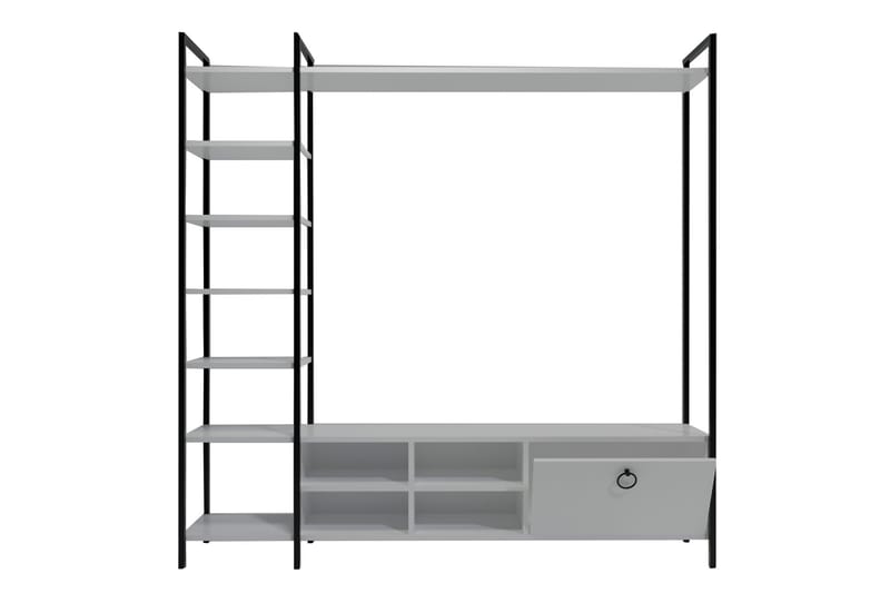 SAFAALAN Tv-bänk 180 cm Vit - Möbler - Vardagsrum - Tv-möbler & mediamöbler - Tv-bänkar