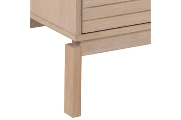 Sakie Golvstående Tv Bänk 160 cm med Förvaring i Ljust Trä - Ljusbeige - Möbler - Vardagsrum - Tv-möbler & mediamöbler - Tv-bänkar