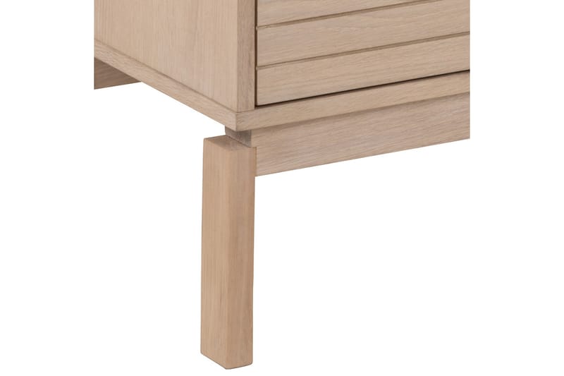 Sakie Golvstående Tv Bänk 160 cm med Förvaring i Ljust Trä - Ljusbeige - Möbler - Vardagsrum - Tv-möbler & mediamöbler - Tv-bänkar