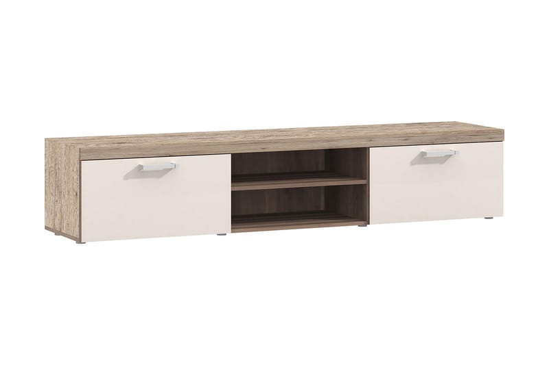 SAMBA TV-bänk 200x45x39 cm - Beige/Grå/Vit - Möbler - Vardagsrum - Tv-möbler & mediamöbler - Tv-bänkar