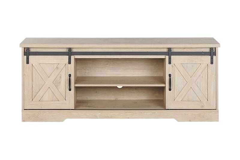 SANOLIAN TV-bänk 150x40 cm Ljusbrun - Möbler - Vardagsrum - Tv-möbler & mediamöbler - Tv-bänkar
