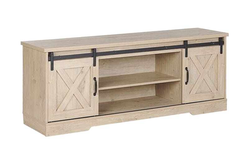 SANOLIAN TV-bänk 150x40 cm Ljusbrun - Möbler - Vardagsrum - Tv-möbler & mediamöbler - Tv-bänkar
