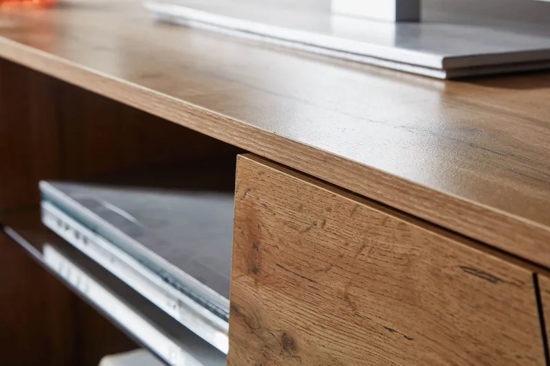 Seddik Tv-bänk 50x160 cm Rektangulär - Brun - Möbler - Vardagsrum - Tv-möbler & mediamöbler - Tv-bänkar