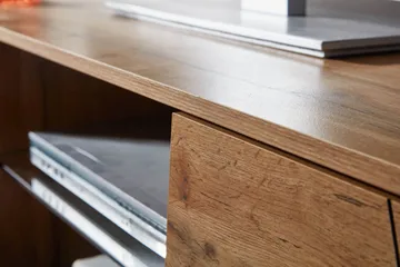 Seddik Tv-bänk 50x160 cm Rektangulär - Brun - Möbler - Vardagsrum - Tv-möbler & mediamöbler - Tv-bänkar