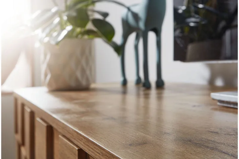 Seddik Tv-bänk 51x160 cm Rektangulär - Brun - Möbler - Vardagsrum - Tv-möbler & mediamöbler - Tv-bänkar