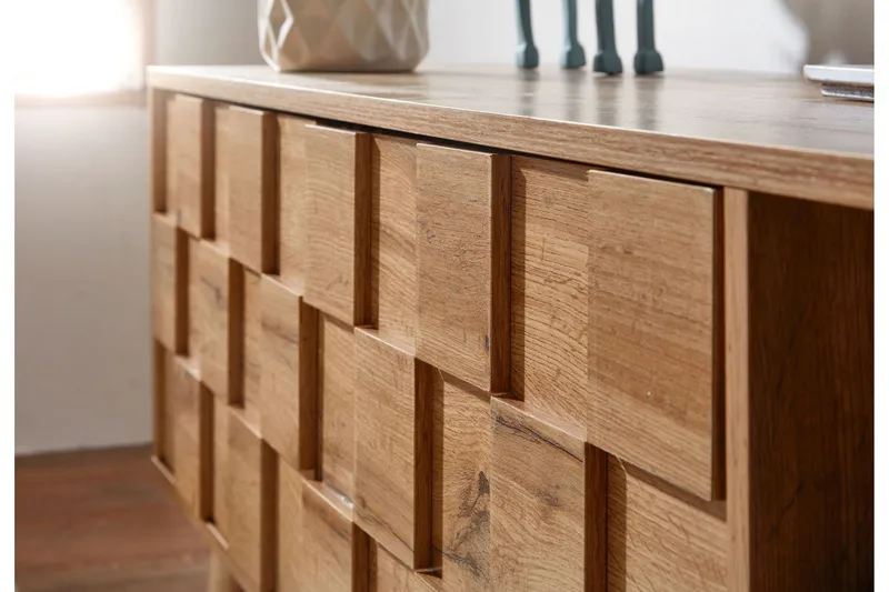 Seddik Tv-bänk 51x160 cm Rektangulär - Brun - Möbler - Vardagsrum - Tv-möbler & mediamöbler - Tv-bänkar