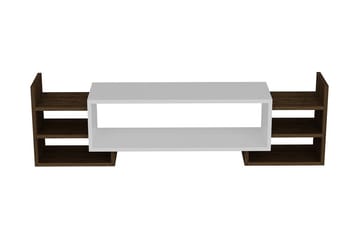 Semoure Tv-bänk 90 cm - Vit/Valnöt - Möbler - Vardagsrum - Tv-möbler & mediamöbler - Tv-bänkar