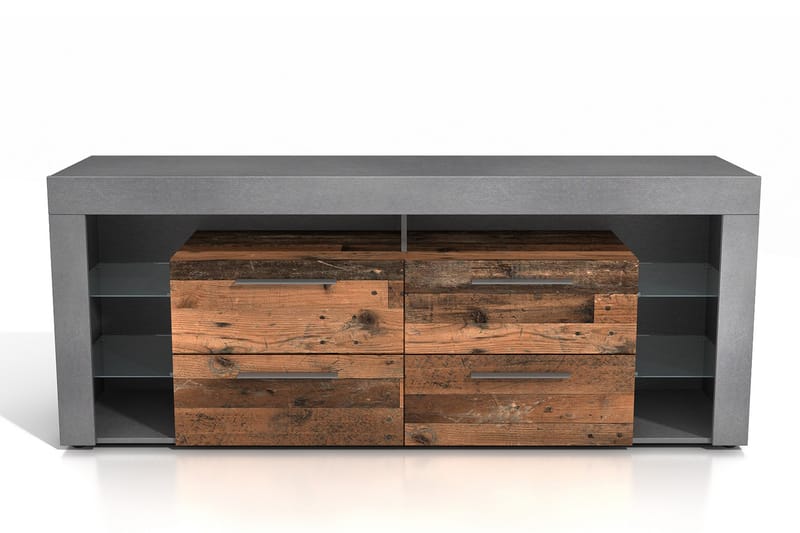 SHAREES TV-Bänk 180 cm Brun - Möbler - Vardagsrum - Tv-möbler & mediamöbler - Tv-bänkar