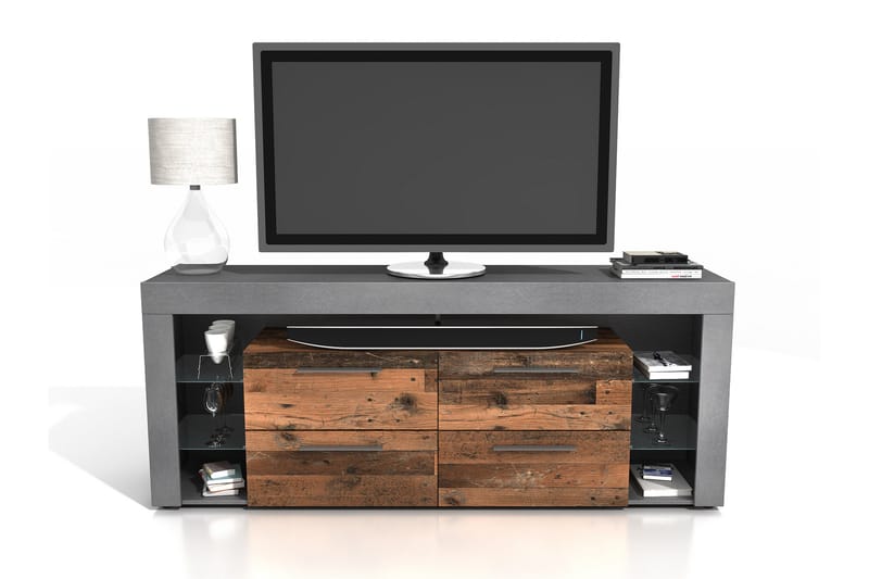 SHAREES TV-Bänk 180 cm Brun - Möbler - Vardagsrum - Tv-möbler & mediamöbler - Tv-bänkar
