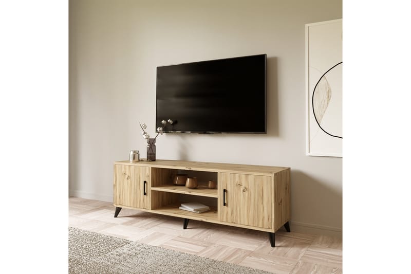 SHIASALL Tv-bänk 150 cm Natur - Möbler - Vardagsrum - Tv-möbler & mediamöbler - Tv-bänkar