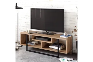 Sholly TV-Bänk 119 cm - Valnöt|Svart - Möbler - Vardagsrum - Tv-möbler & mediamöbler - Tv-bänkar