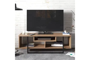 Sholly TV-Bänk 119 cm - Valnöt|Svart - Möbler - Vardagsrum - Tv-möbler & mediamöbler - Tv-bänkar