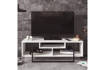 Sholly TV-Bänk 119 cm - Vit|Svart - Möbler - Vardagsrum - Tv-möbler & mediamöbler - Tv-bänkar