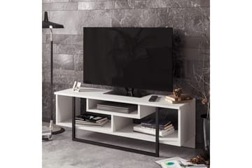 Sholly TV-Bänk 119 cm - Vit|Svart - Möbler - Vardagsrum - Tv-möbler & mediamöbler - Tv-bänkar