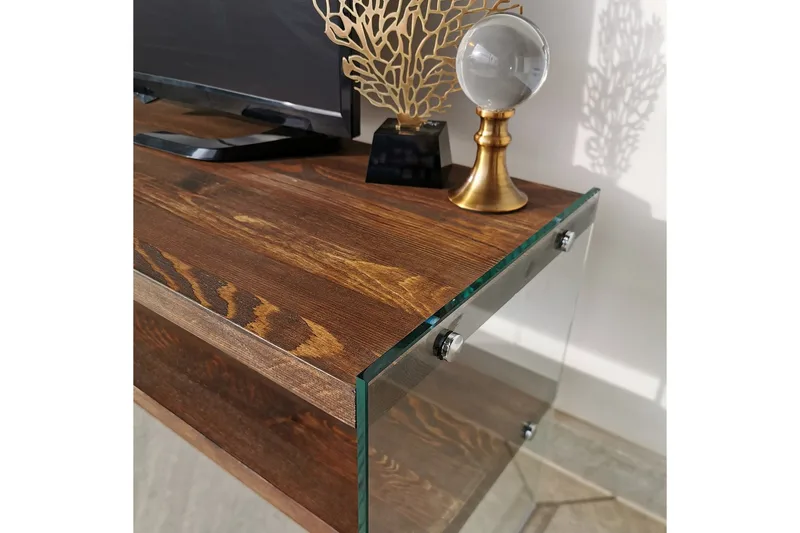 Siyam TV-Bänk 120 cm - Valnöt - Möbler - Vardagsrum - Tv-möbler & mediamöbler - Tv-bänkar