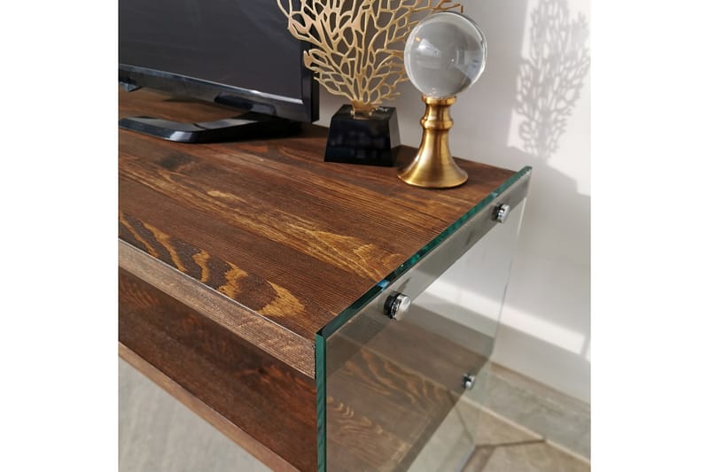 Siyam TV-Bänk 120 cm - Valnöt - Möbler - Vardagsrum - Tv-möbler & mediamöbler - Tv-bänkar