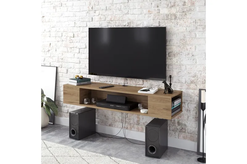 Skuteryd TV-bänk 135 cm - Brun - Möbler - Vardagsrum - Tv-möbler & mediamöbler - Tv-bänkar
