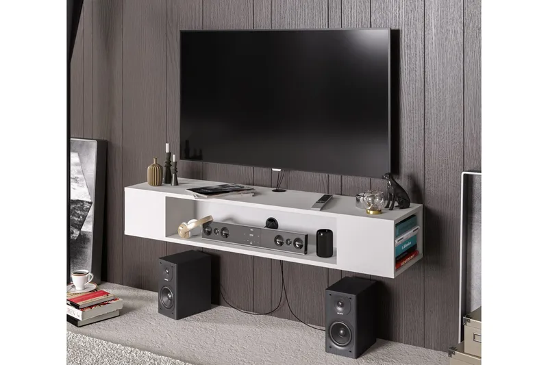 Skuteryd TV-bänk 135 cm - Vit - Möbler - Vardagsrum - Tv-möbler & mediamöbler - Tv-bänkar