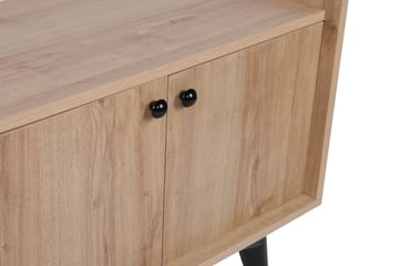 Sogel Tv Bänk 150 cm med Förvaring i Trä - Beige - Möbler - Vardagsrum - Tv-möbler & mediamöbler - Tv-bänkar