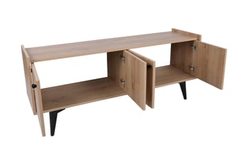 Sogel Tv Bänk 150 cm med Förvaring i Trä - Beige - Möbler - Vardagsrum - Tv-möbler & mediamöbler - Tv-bänkar