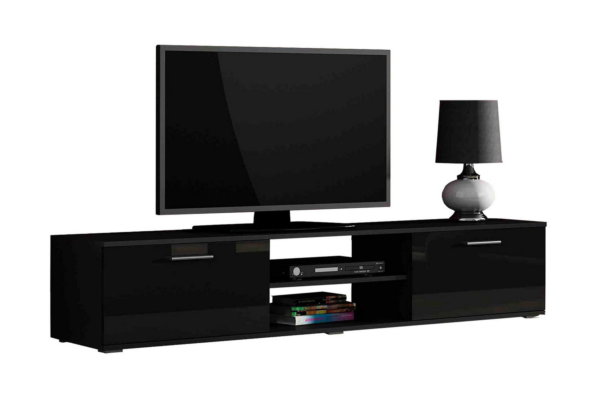 Soho TV-bänk 180x43x37 cm - Svart - Möbler - Vardagsrum - Tv-möbler & mediamöbler - Tv-bänkar