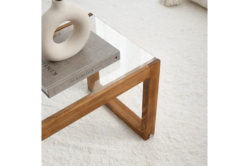 Sqandie Tv-bänk 130 cm - Natur - Möbler - Vardagsrum - Tv-möbler & mediamöbler - Tv-bänkar