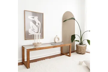 Sqandie Tv-bänk 130 cm - Natur - Möbler - Vardagsrum - Tv-möbler & mediamöbler - Tv-bänkar
