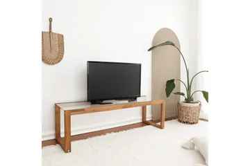 Sqandie Tv-bänk 130 cm - Natur - Möbler - Vardagsrum - Tv-möbler & mediamöbler - Tv-bänkar