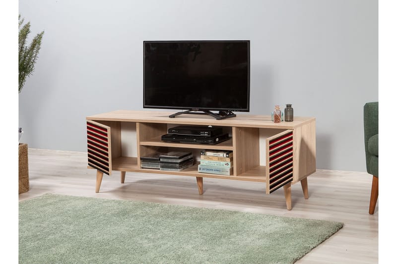 STENBYN TV-Bänk 140 cm Brun - Möbler - Vardagsrum - Tv-möbler & mediamöbler - Tv-bänkar