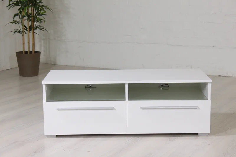 Stockend TV-Bänk 100 cm - Vit - Möbler - Vardagsrum - Tv-möbler & mediamöbler - Tv-bänkar