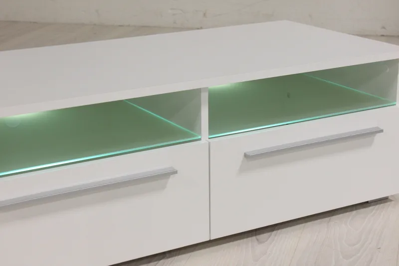 Stockend TV-Bänk 100 cm - Vit - Möbler - Vardagsrum - Tv-möbler & mediamöbler - Tv-bänkar