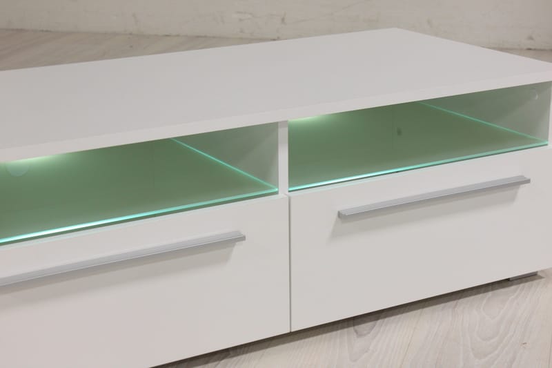 Stockend TV-Bänk 100 cm - Vit - Möbler - Vardagsrum - Tv-möbler & mediamöbler - Tv-bänkar