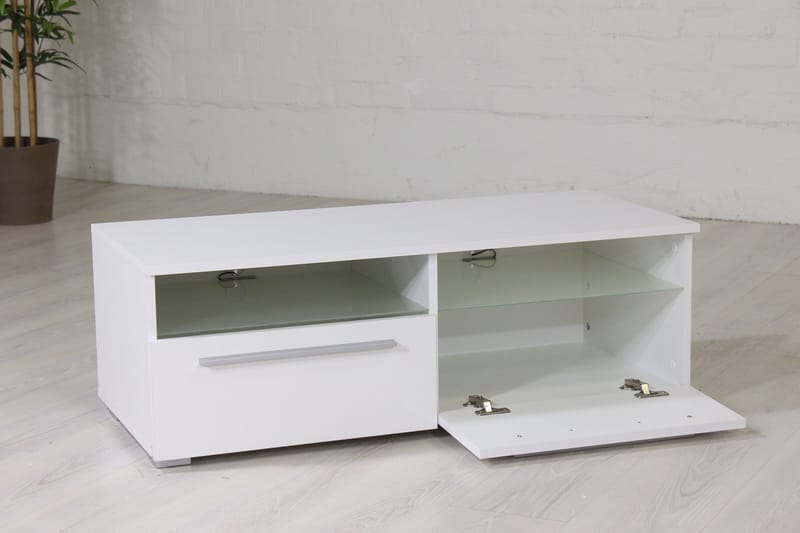 Stockend TV-Bänk 100 cm - Vit - Möbler - Vardagsrum - Tv-möbler & mediamöbler - Tv-bänkar