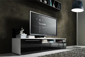 Stockend TV-Bänk 150 cm - Svart - Möbler - Vardagsrum - Tv-möbler & mediamöbler - Tv-bänkar